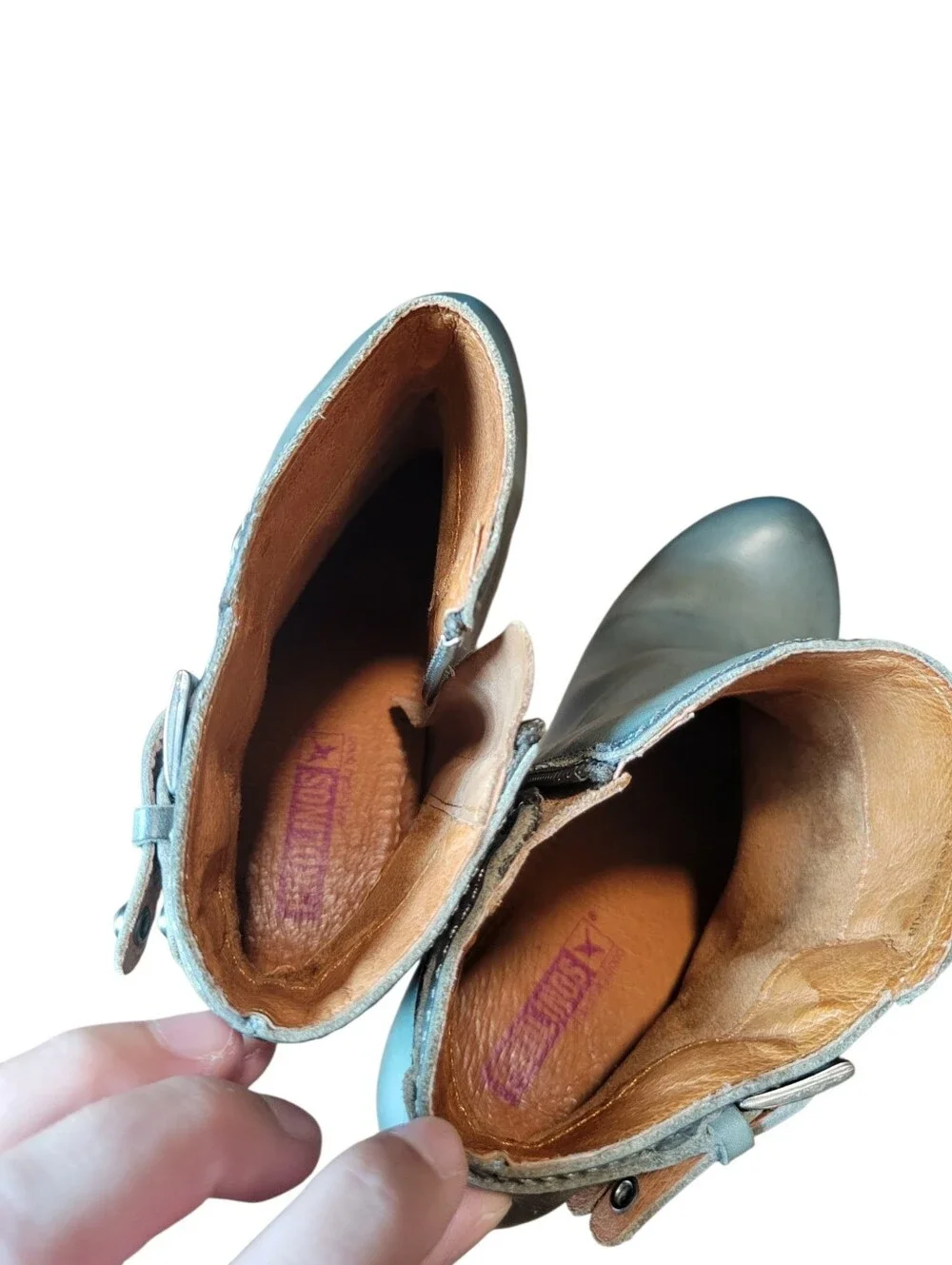 Pikolinos Green Ankle Booties